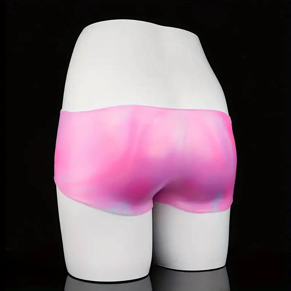6.25in Silicone Dog Knot Soft Animal Dildo Wearable Panty For Role Play