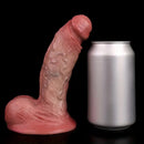 6.26in Double-layer Realistic Lifelike Large Base Masturbation Soft Dildo