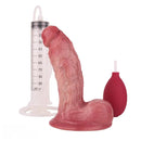 6.26in Dual Density Silicone Ejaculating Dildo For Couple Foreplay Item