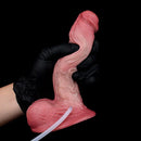 6.26in Dual Density Silicone Ejaculating Dildo For Couple Foreplay Item
