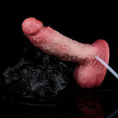 6.26in Dual Density Silicone Ejaculating Dildo For Couple Foreplay Item