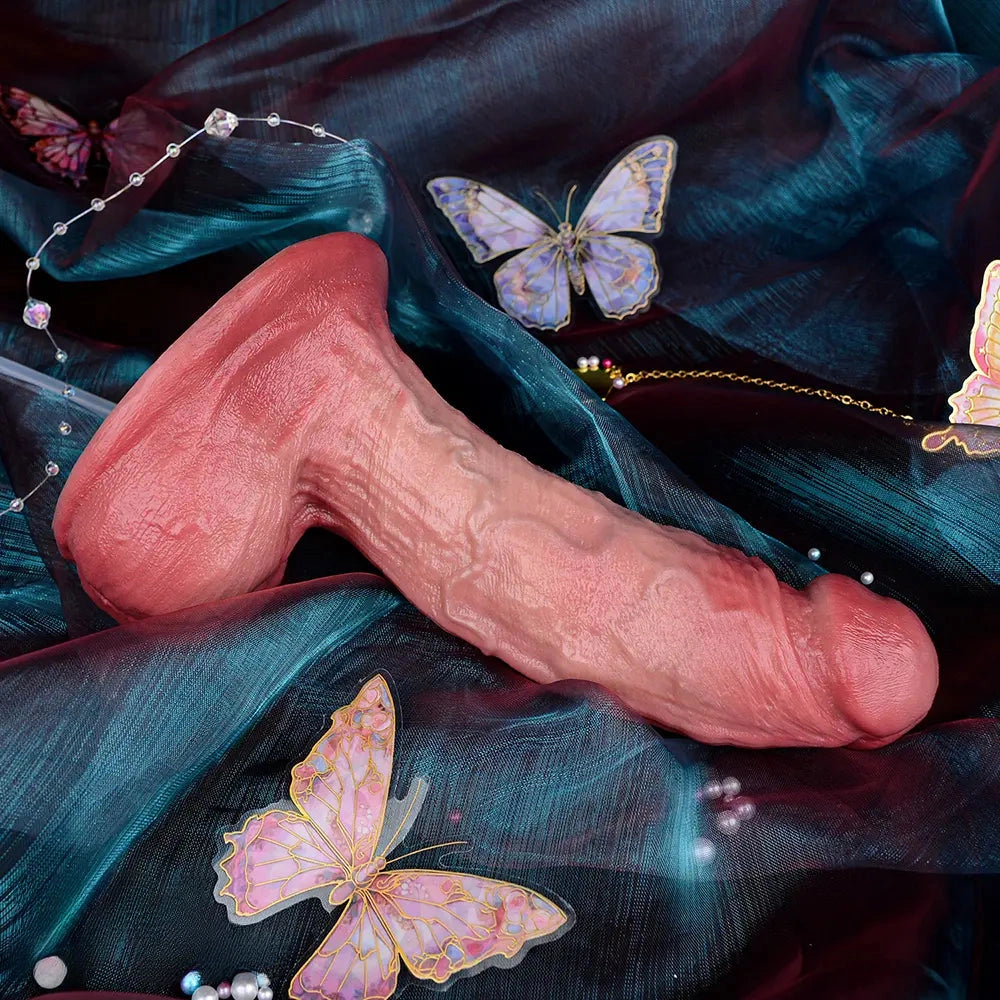 6.26in Dual Density Silicone Ejaculating Dildo For Couple Foreplay Item