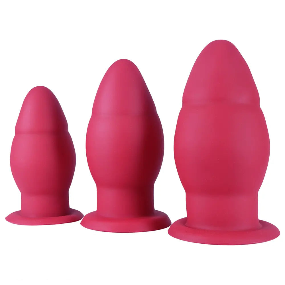 6.29in 7.28in 7.87in Unisex Anal Expansion Dildo Butt Plug Perineum Stimulator