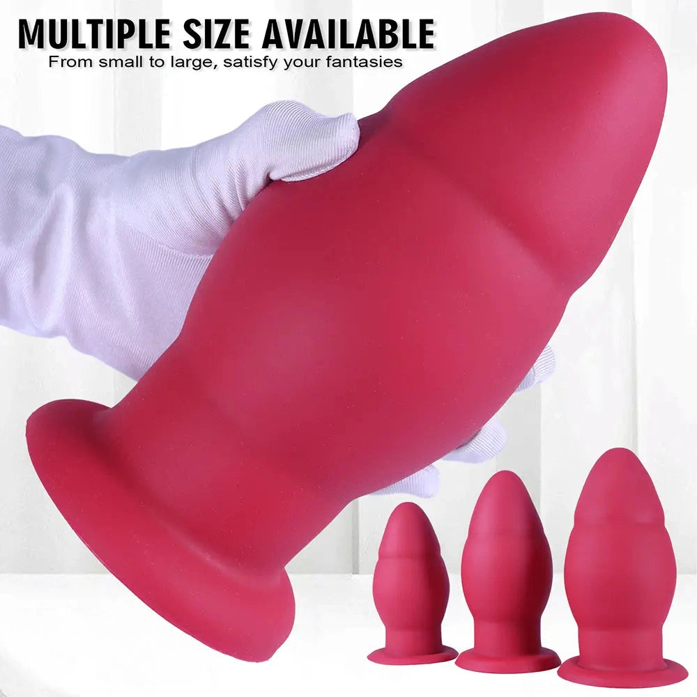 6.29in 7.28in 7.87in Unisex Anal Expansion Dildo Butt Plug Perineum Stimulator