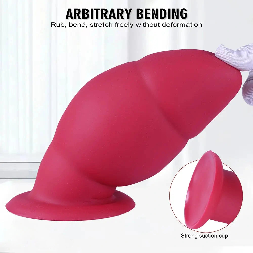 6.29in 7.28in 7.87in Unisex Anal Expansion Dildo Butt Plug Perineum Stimulator