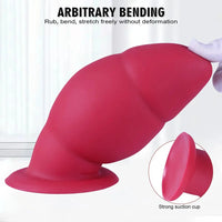 6.29in 7.28in 7.87in Unisex Anal Expansion Dildo Butt Plug Perineum Stimulator