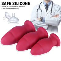 6.29in 7.28in 7.87in Unisex Anal Expansion Dildo Butt Plug Perineum Stimulator