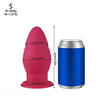 6.29in 7.28in 7.87in Unisex Anal Expansion Dildo Butt Plug Perineum Stimulator