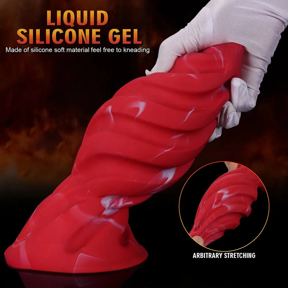 6.29in 7.48in 8.66in 9.84in Fantasy Spiral Butt Plug Dildo Lightweight Toy