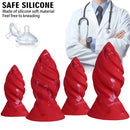 6.29in 7.48in 8.66in 9.84in Fantasy Spiral Butt Plug Dildo Lightweight Toy