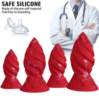 6.29in 7.48in 8.66in 9.84in Fantasy Spiral Butt Plug Dildo Lightweight Toy