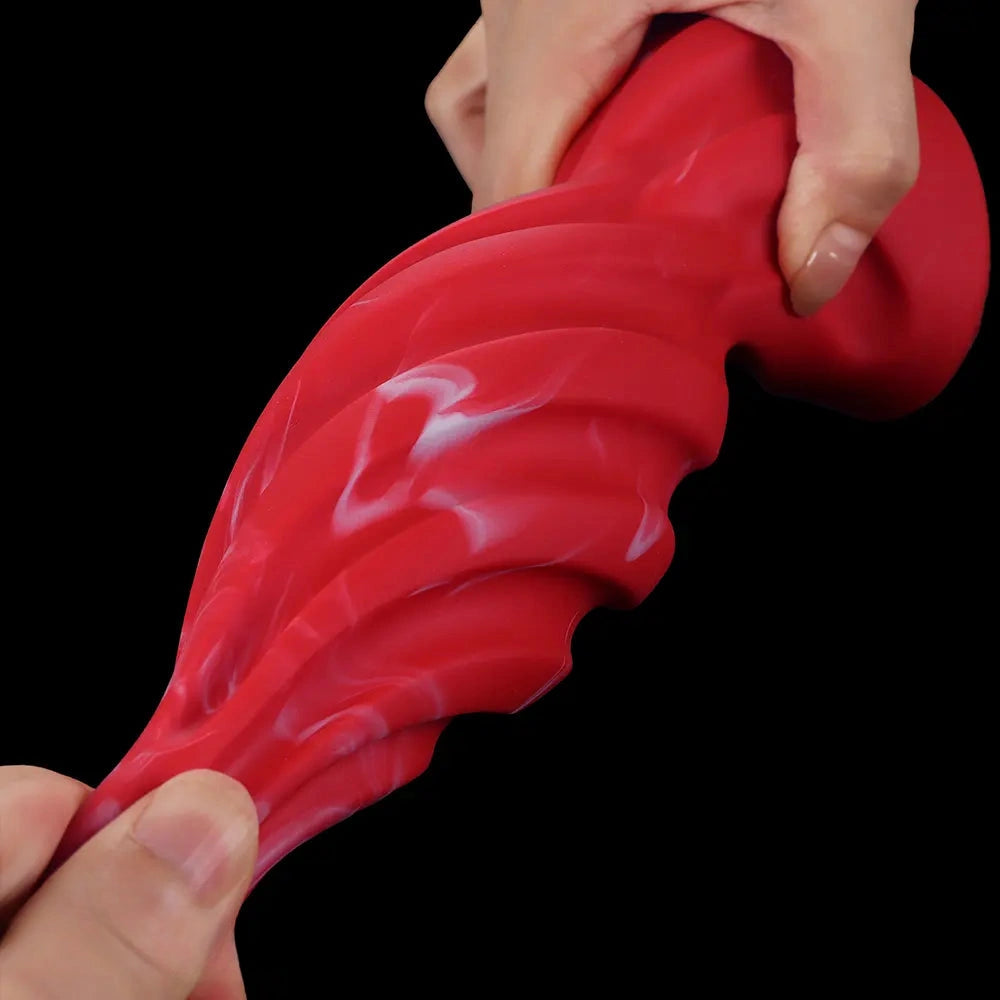 6.29in 7.48in 8.66in 9.84in Fantasy Spiral Butt Plug Dildo Lightweight Toy