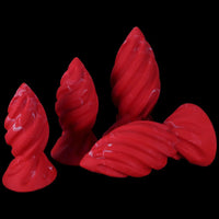 6.29in 7.48in 8.66in 9.84in Fantasy Spiral Butt Plug Dildo Lightweight Toy