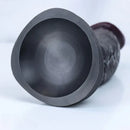 6.29in 7.87in 9.05in 10.03in Ebony Big Head Glans Mushroom Dildo