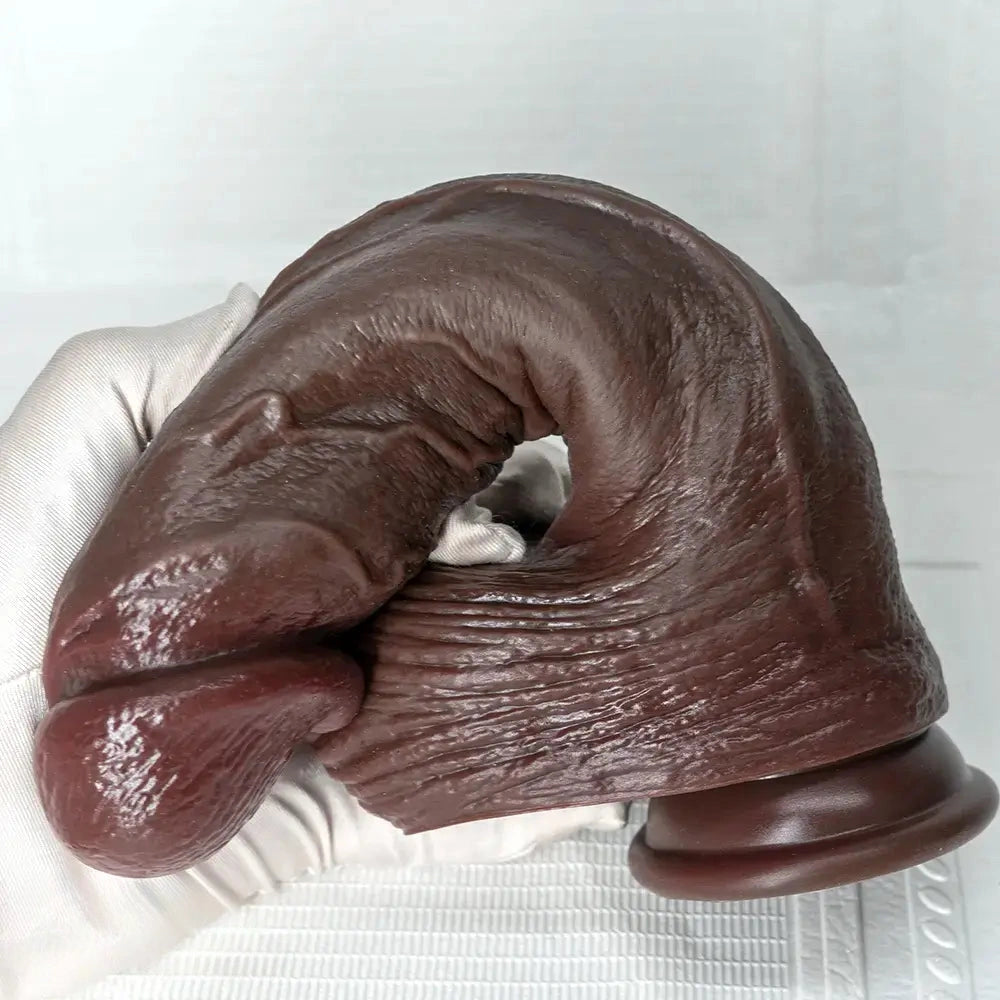 6.29in 7.87in 9.64in Curved Strap on Realistic Dildo Unisex Cock Sex Toy