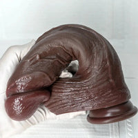 6.29in 7.87in 9.64in Curved Strap on Realistic Dildo Unisex Cock Sex Toy