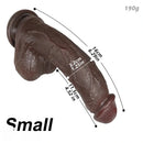 6.29in 7.87in 9.64in Curved Strap on Realistic Dildo Unisex Cock Sex Toy