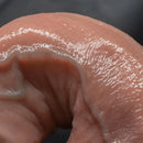 6.29in 7.87in 9.64in Double Layer Curved Silicone Strap on Dildo For Love
