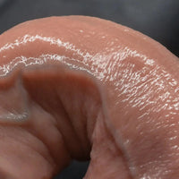 6.29in 7.87in 9.64in Double Layer Curved Silicone Strap on Dildo For Love