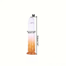 6.29in 7in 7.67in 8.46in Clear Crystal Real Cock Dildo For G-Spot Vagina