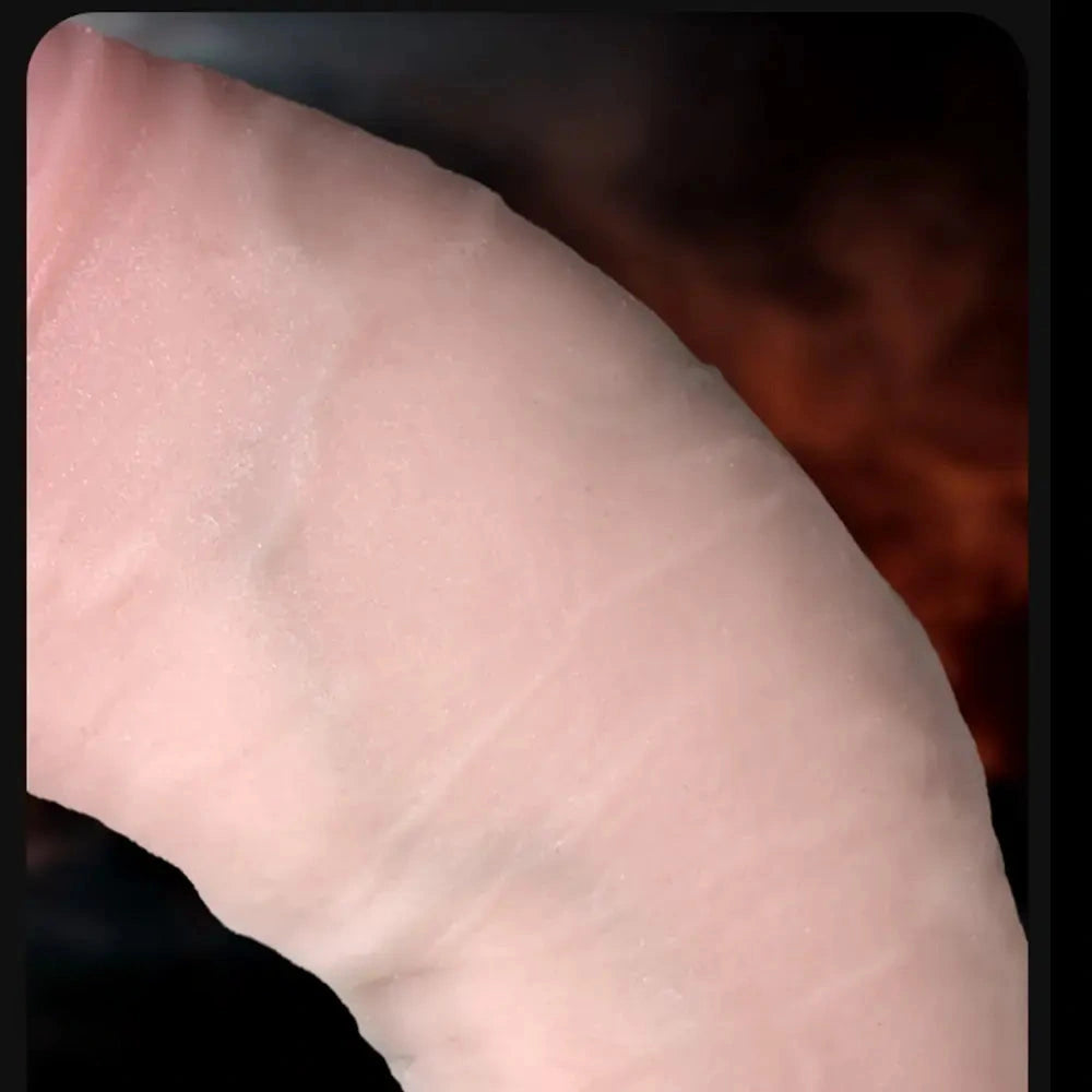 6.29in 8.26in Liquid Silicone Soft Super Realistic Dildo Sex Toy For Women