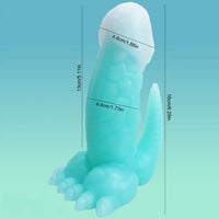 6.29in 8.46in Dinosaur Claw Luminous Dildo For Women Men Sex