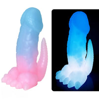 6.29in 8.46in Dinosaur Claw Luminous Dildo For Women Men Sex