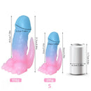 6.29in 8.46in Dinosaur Claw Luminous Dildo For Women Men Sex