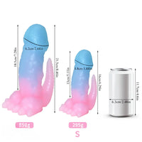 6.29in 8.46in Dinosaur Claw Luminous Dildo For Women Men Sex