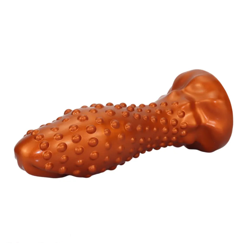 6.29in 8.66in 11.02in Spiked Stripe Silicone Butt Plug Fantasy Dildo Cock Toy