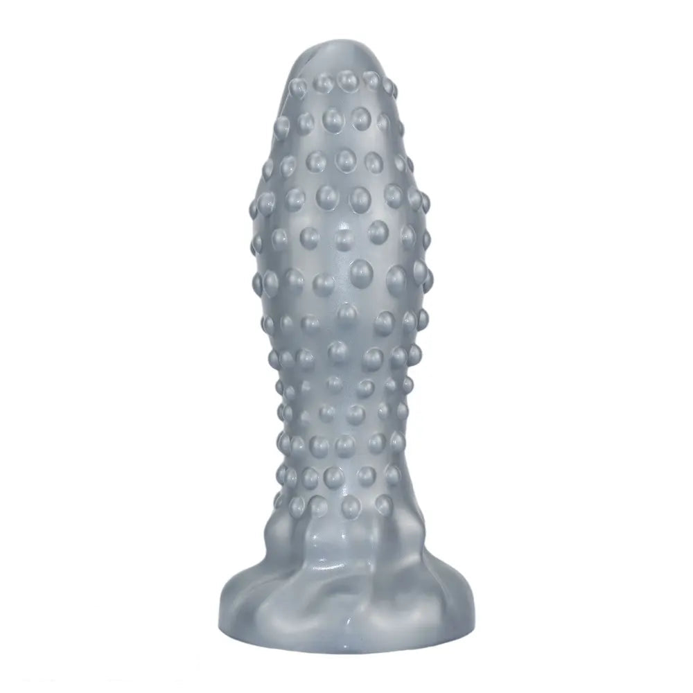 6.29in 8.66in 11.02in Spiked Stripe Silicone Butt Plug Fantasy Dildo Cock Toy