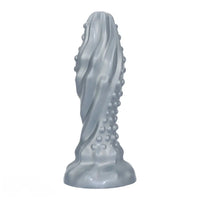6.29in 8.66in 11.02in Spiked Stripe Silicone Butt Plug Fantasy Dildo Cock Toy
