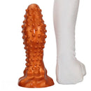 6.29in 8.66in 11.02in Spiked Stripe Silicone Butt Plug Fantasy Dildo Cock Toy