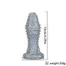 6.29in 8.66in 11.02in Spiked Stripe Silicone Butt Plug Fantasy Dildo Cock Toy