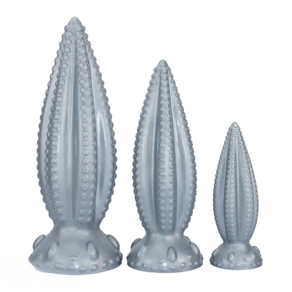 6.29in 9.05in 11.02in Tentacle Octopus Silicone Butt Plug Dildo For Women