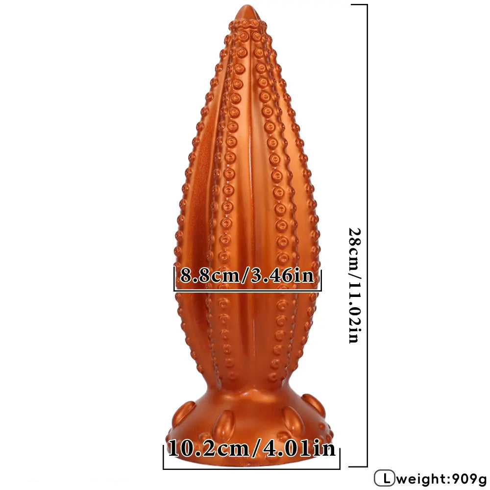 6.29in 9.05in 11.02in Tentacle Octopus Silicone Butt Plug Dildo For Women