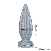 6.29in 9.05in 11.02in Tentacle Octopus Silicone Butt Plug Dildo For Women