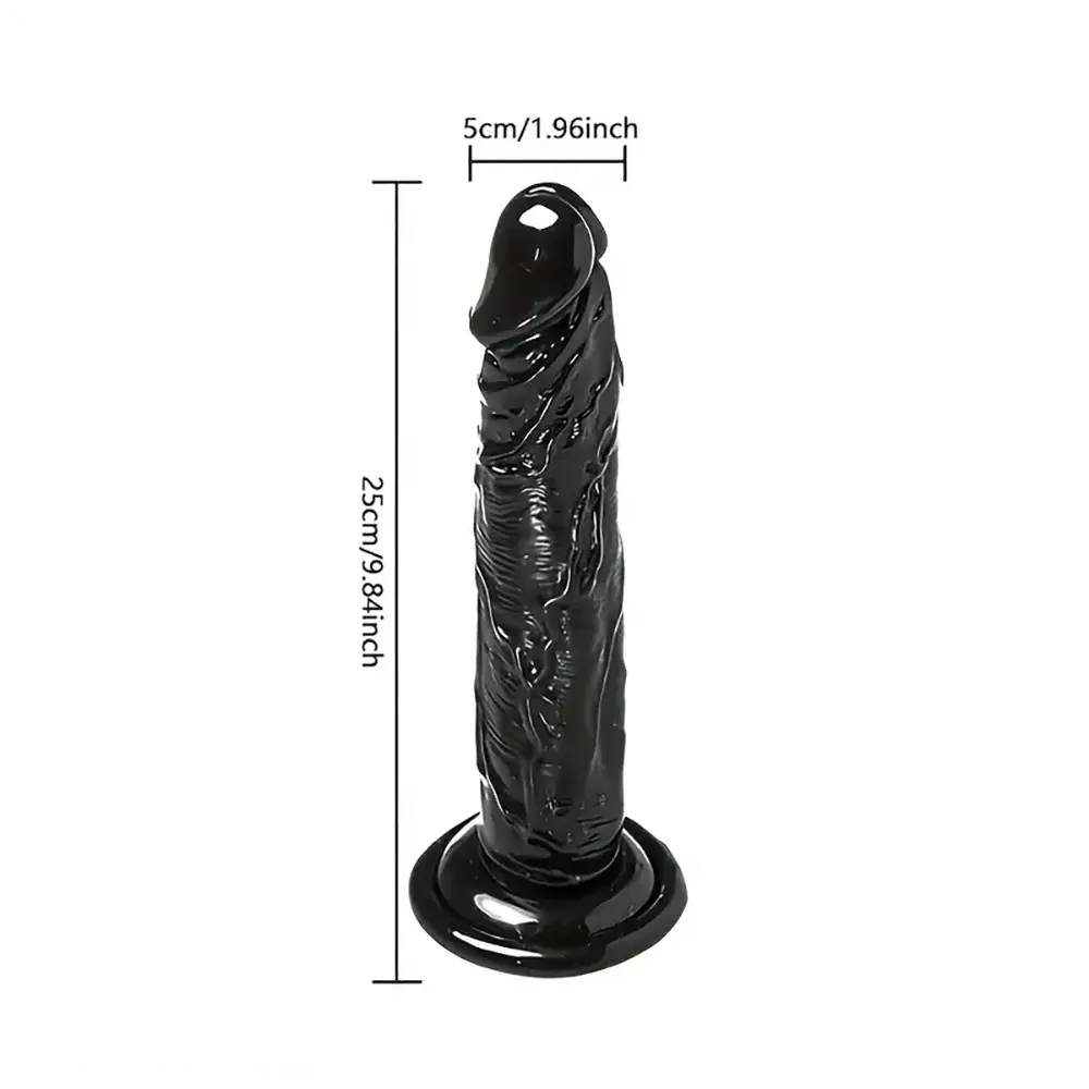 6.29in 9.84in Realistic Dildo PVC Sex Toy For Women Suction Cup Dildo
