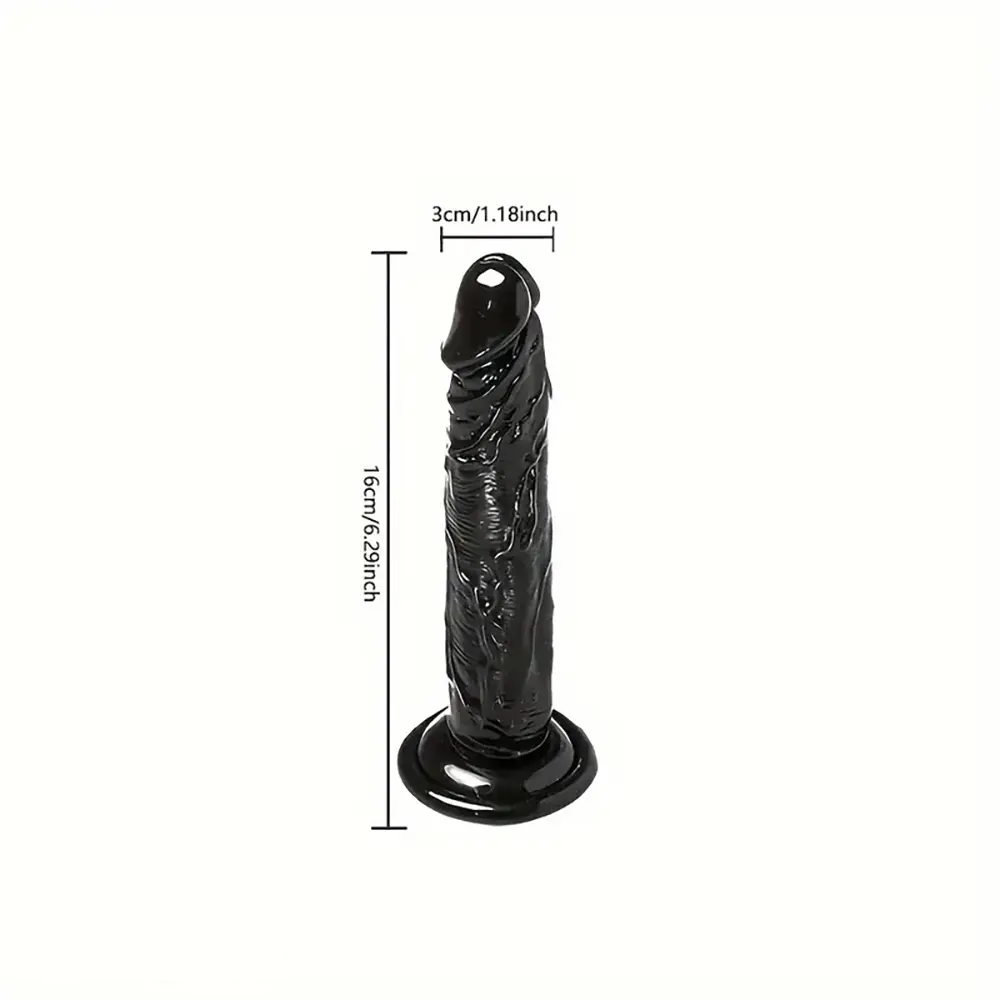 6.29in 9.84in Realistic Dildo PVC Sex Toy For Women Suction Cup Dildo
