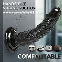 6.29in 9.84in Realistic Dildo PVC Sex Toy For Women Suction Cup Dildo