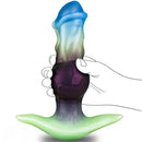 6.29in Horse Head Knot Monster Silicone Dildo For Anus Dual Pleasure