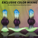 6.29in Horse Head Knot Monster Silicone Dildo For Anus Dual Pleasure