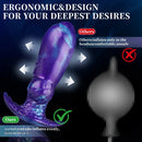 6.29in Inflatable Dog Knot Silicone Dildo Hands-free Play Adult Toy