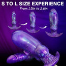 6.29in Inflatable Dog Knot Silicone Dildo Hands-free Play Adult Toy