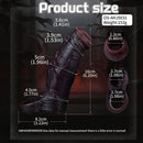 6.29in Platinum Silicone Penis Dildo Sleeve Silicone Prostate Massage Toy
