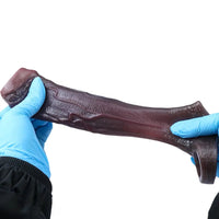 6.29in Platinum Silicone Penis Dildo Sleeve Silicone Prostate Massage Toy