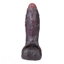 6.29in Platinum Silicone Penis Dildo Sleeve Silicone Prostate Massage Toy