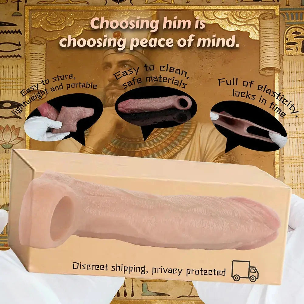 6.29in Real Feeling Skin Silicone Soft Dildo Sleeve For Durable Construction