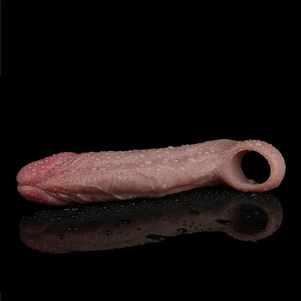 6.29in Real Feeling Skin Silicone Soft Dildo Sleeve For Durable Construction