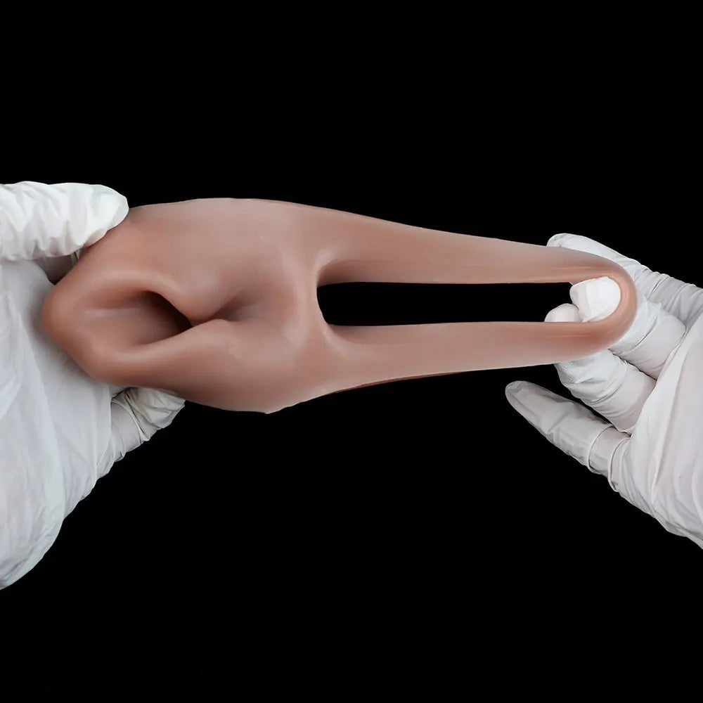 6.29in Realistic Silicone Soft Cock Sleeve Dildo For Female Masturbation